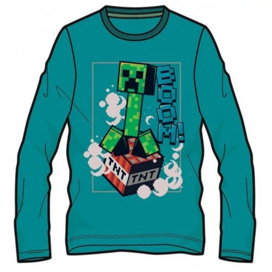 Minecraft BOOM! gyerek hosszú ujjú póló, felső 9 év / 134 cm