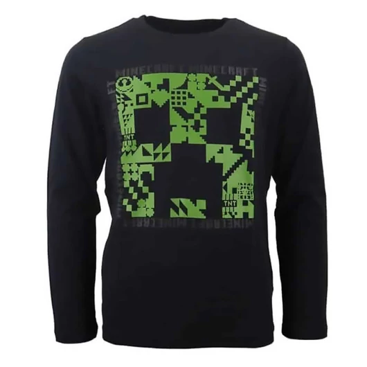 Minecraft Dark gyerek hosszú ujjú póló, felső 11 év / 146 cm
