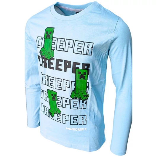 Minecraft Creeper gyerek hosszú ujjú póló, felső 9 év / 134 cm