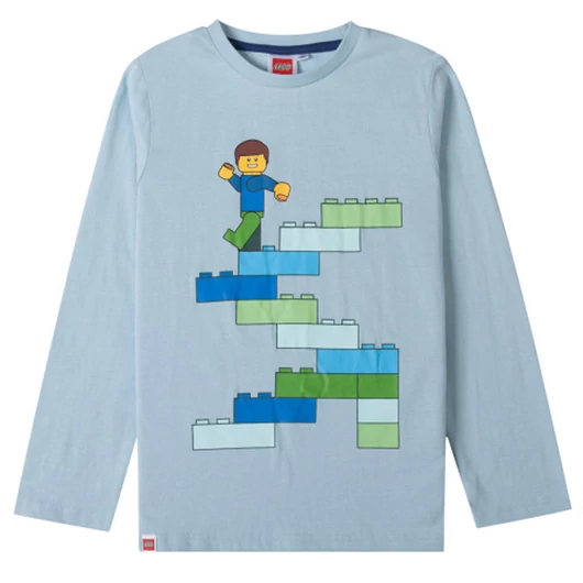Lego Block Light Blue gyerek hosszú ujjú póló, felső 3 év / 98 cm