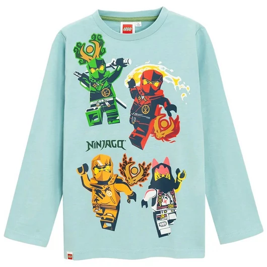 Lego Ninjago Battle Blue gyerek hosszú ujjú póló, felső 3 év / 98 cm