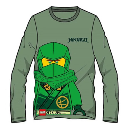 Lego Ninjago Battle Green gyerek hosszú ujjú póló, felső 4 év / 104 cm