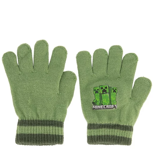 Minecraft Creeper Green gyerek kesztyű