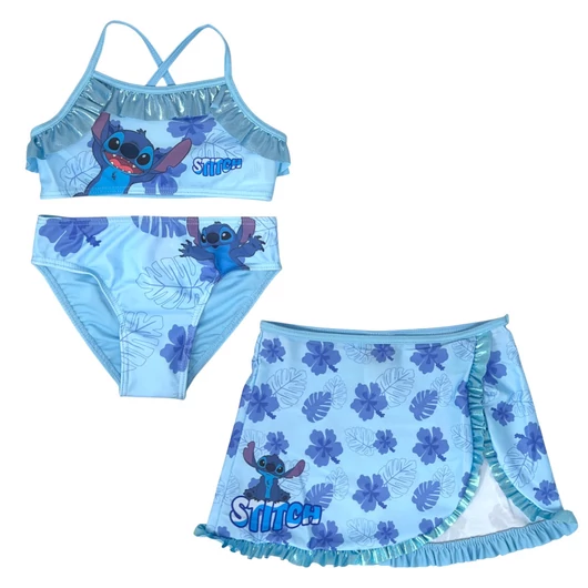 Disney Lilo és Stitch, A csillagkutya Leaf gyerek bikini és szoknya szett 9 - 10 év / 134 - 140 cm