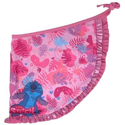 Disney Lilo és Stitch, A csillagkutya Tropic Pink gyerek bikini és sarong szett 6 - 8 év / 116 - 128 cm