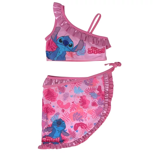 Disney Lilo és Stitch, A csillagkutya Tropic Pink gyerek bikini és sarong szett 9 - 10 év / 134 - 140 cm