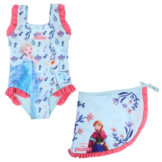 Disney Jégvarázs Frolic gyerek fürdőruha és sarong szett 5 - 6 év / 110 - 116 cm