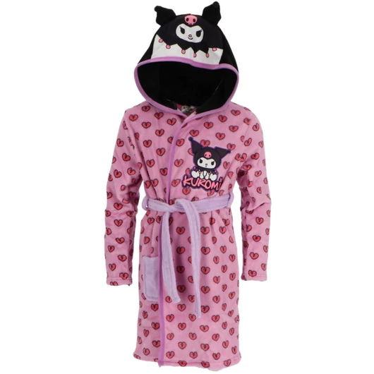 Hello Kitty Kuromi gyerek köntös 5 - 6 év / 110 - 116 cm