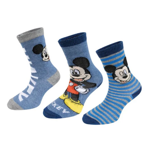 Disney Mickey Blue Stripe gyerek zokni 23/26