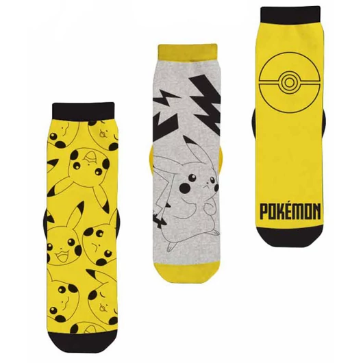 Pokémon Pika Yellow gyerek zokni 27/30