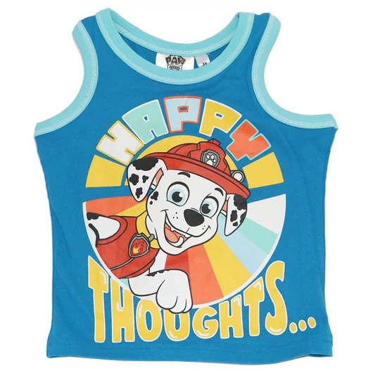 Mancs Őrjárat Happy Thoughts Blue gyerek rövid póló, felső 4 év / 104 cm