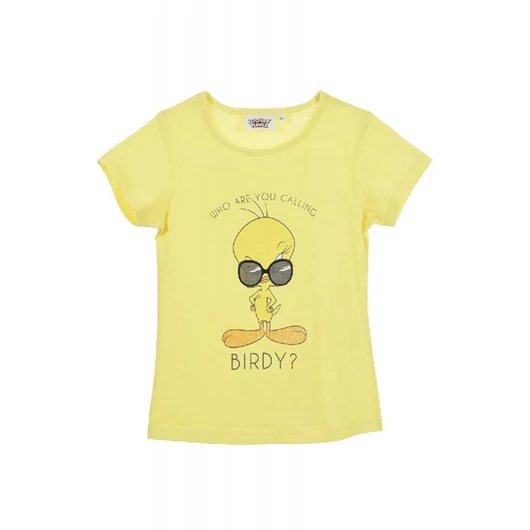 Bolondos dallamok Yellow rövid póló, felső 6 év / 116 cm