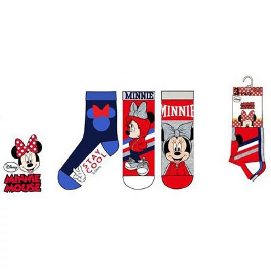 Disney Minnie Stay Cool Red gyerek zokni 27/30