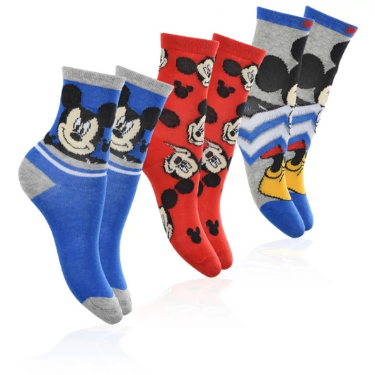 Disney Mickey Stride Blue gyerek zokni 27/30