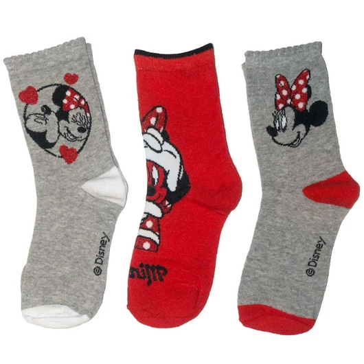 Disney Minnie Bow Red gyerek zokni 31/34