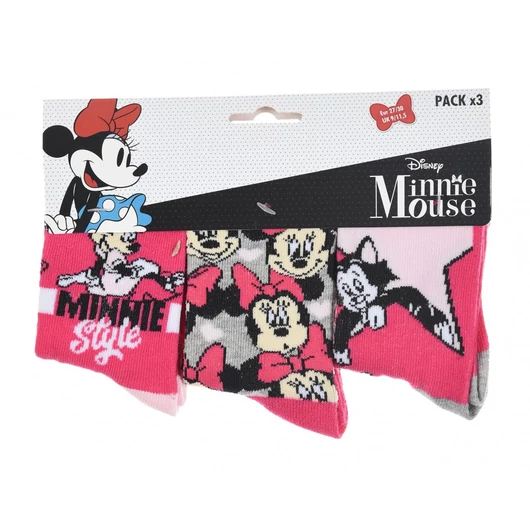 Disney Minnie Pink Style gyerek zokni 23/26