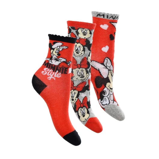 Disney Minnie Red Style gyerek zokni 27/30