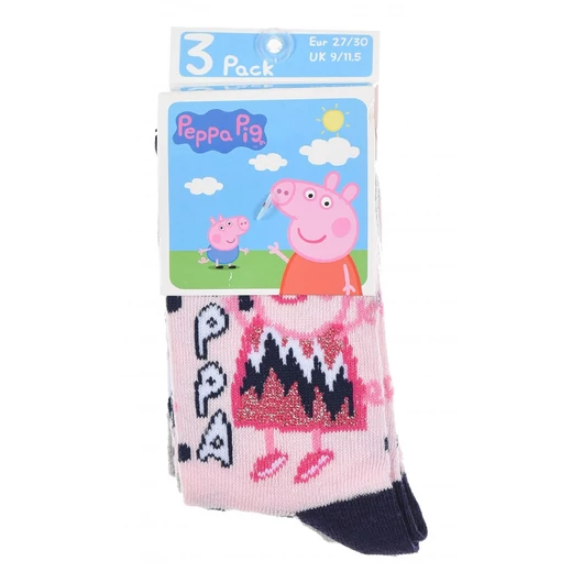 Peppa malac Sparkle Steps gyerek zokni  23/26