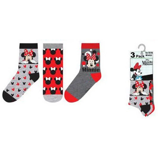 Disney Minnie Shadows Red gyerek zokni 23/26