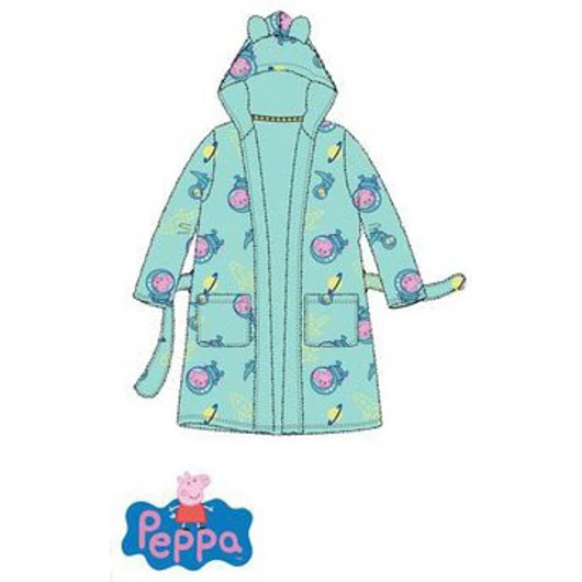 Peppa malac Space Green gyerek köntös 6 év / 116 cm