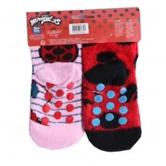 Katicabogár és Fekete macska kalandjai Cuddlebug gyerek vastag csúszásgátlós zokni 31/34