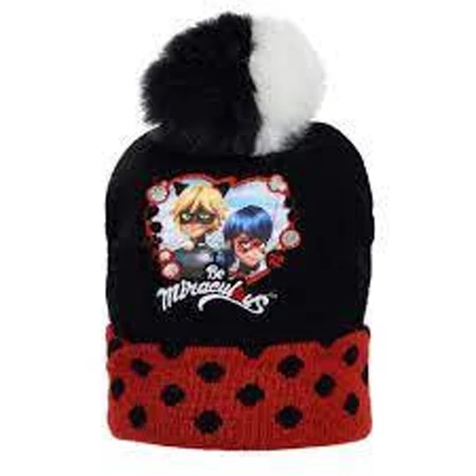 Katicabogár és Fekete macska kalandjai Heart Black gyerek sapka 54 cm