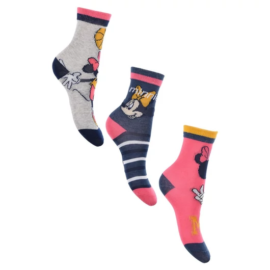 Disney Minnie Play Pink gyerek zokni 31/34
