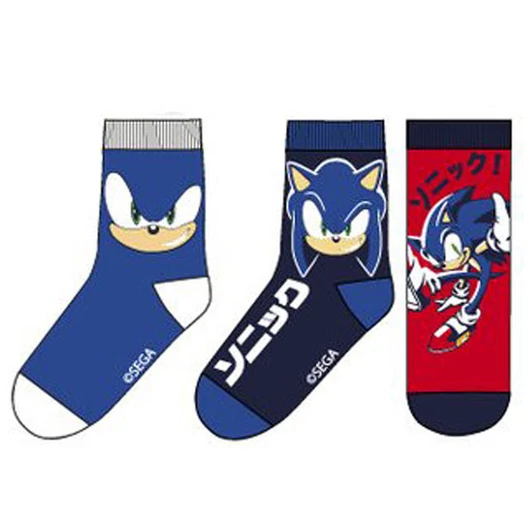 Sonic a sündisznó Turbo gyerek zokni 31/34