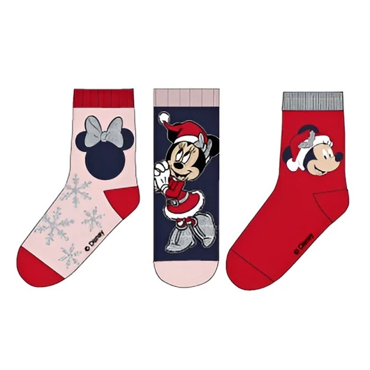 Disney Minnie Snow Blue Karácsonyi gyerek zokni 23/26