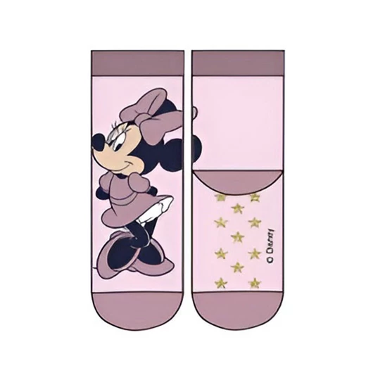 Disney Minnie Chic Pink gyerek vastag csúszásgátlós zokni 27/30