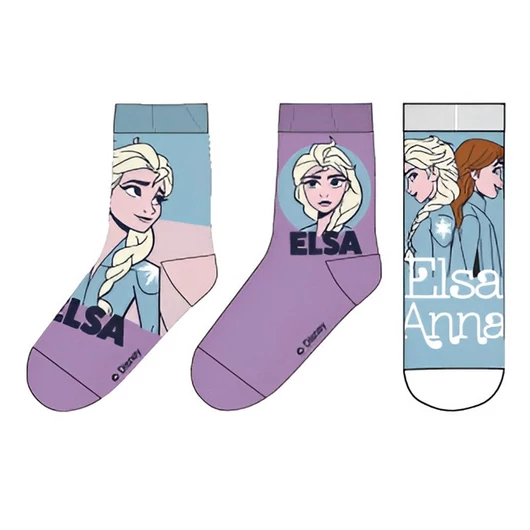 Disney Jégvarázs Elsa Purple gyerek zokni 31/34