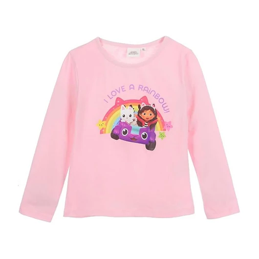 Gabi babaháza Rainbow Pink gyerek hosszú póló, felső 8 év / 128 cm