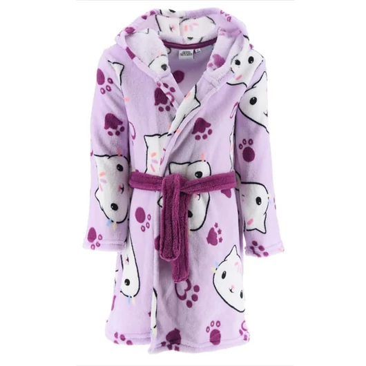 Gabi babaháza Cat Purple gyerek köntös 6 év / 116 cm