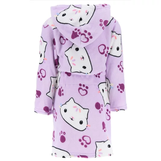 Gabi babaháza Cat Purple gyerek köntös 6 év / 116 cm