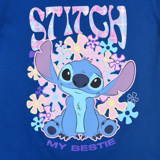 Disney Lilo és Stitch, A csillagkutya My Bestie gyerek rövid póló, felső 8 év / 128 cm