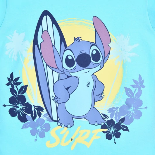 Disney Lilo és Stitch, A csillagkutya Surf gyerek rövid póló, felső 3 év / 98 cm