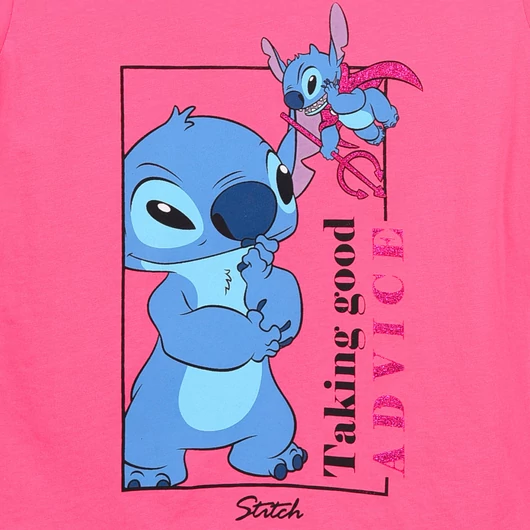 Disney Lilo és Stitch, A csillagkutya Advice gyerek rövid póló, felső 6 év / 116 cm