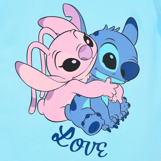 Disney Lilo és Stitch, A csillagkutya Love gyerek rövid póló, felső 8 év / 128 cm