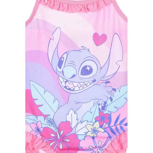 Disney Lilo és Stitch, A csillagkutya Pink Island Vibes gyerek fürdőruha, úszó 4 év / 104 cm