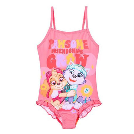 Mancs Őrjárat Friendships Peach gyerek fürdőruha, úszó 4 év / 104 cm