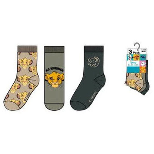 Disney Az Oroszlánkirály Simba gyerek zokni 27/30