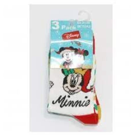 Disney Mickey, Minnie Gift Karácsonyi gyerek zokni 23/26