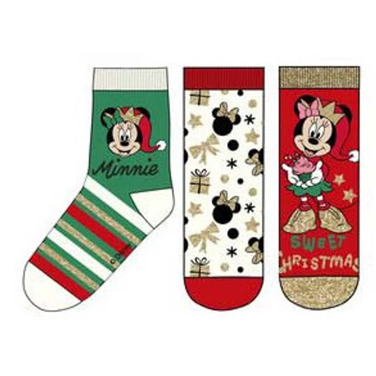 Disney Mickey, Minnie Surprise Karácsonyi gyerek zokni 23/26