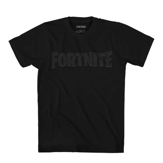 Fortnite Black gyerek rövid póló, felső 10 év / 140 cm