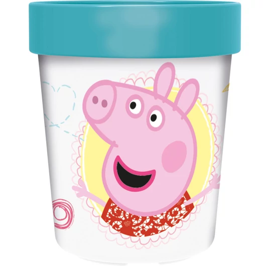 Peppa malac Core csúszásmentes micro műanyag pohár 260 ml