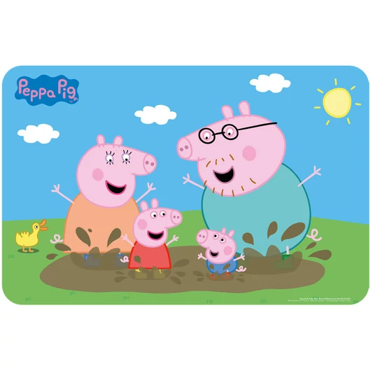 Peppa malac Mud Bath tányéralátét 43x28 cm