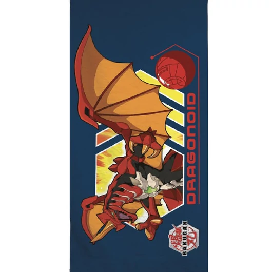 Bakugan Dragon fürdőlepedő, strand törölköző 70x140cm (Fast Dry)