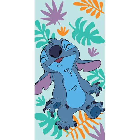 Disney Lilo és Stitch, A csillagkutya Fun Colores fürdőlepedő, strand törölköző 70x140cm