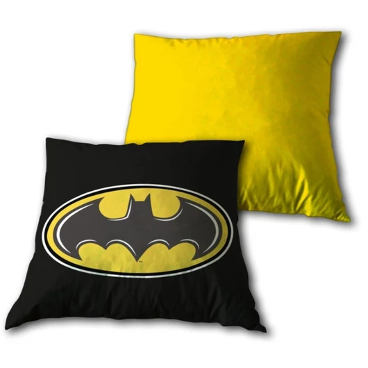 Batman Symbol párna, díszpárna levehető huzattal 35x35 cm Velúr