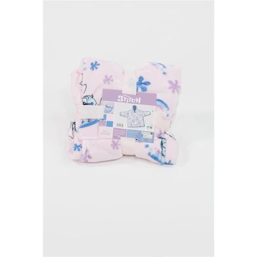 Disney Lilo és Stitch, A csillagkutya Dreamy belebújós plüss polár takaró, poncsó 7-14 év